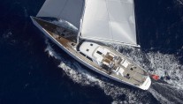 Sailing yacht Nephele -  View of Sailing from Above